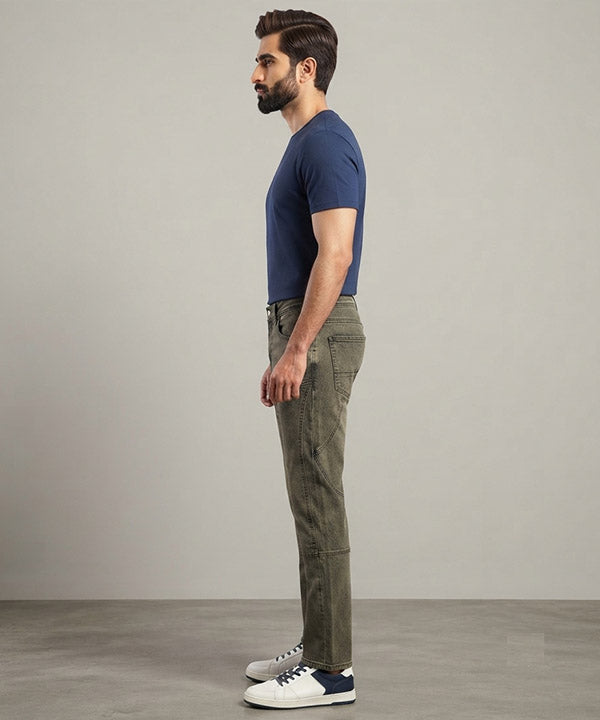 Men's Denim Smart Baggy- JP-2242 Brown