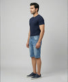 Casual Summer L-Blue Denim  Shorts- BR-0088