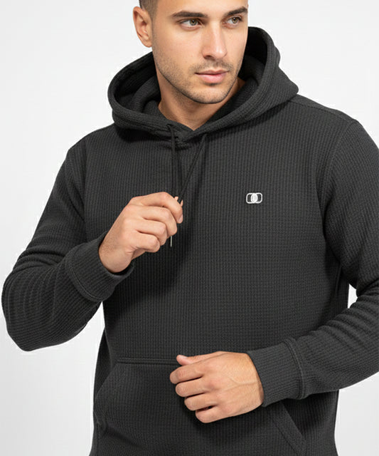 Men's Hoodie - Black Tsh-5992
