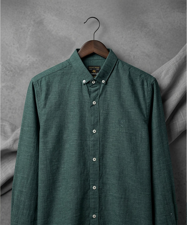 Men's Casual Shirt - Shc-1681 Green