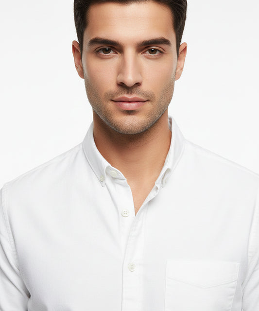 Men's Casual Shirt - Shc-1537 Beige