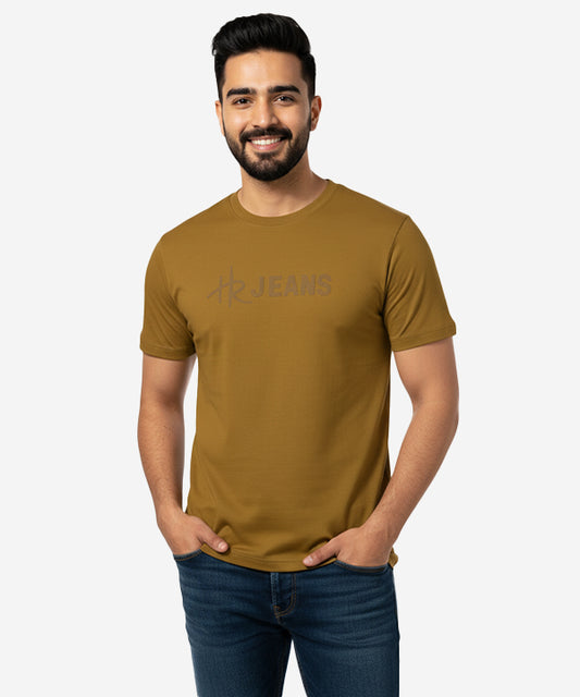 HR Clothing Men’s T-Shirt – Mustard