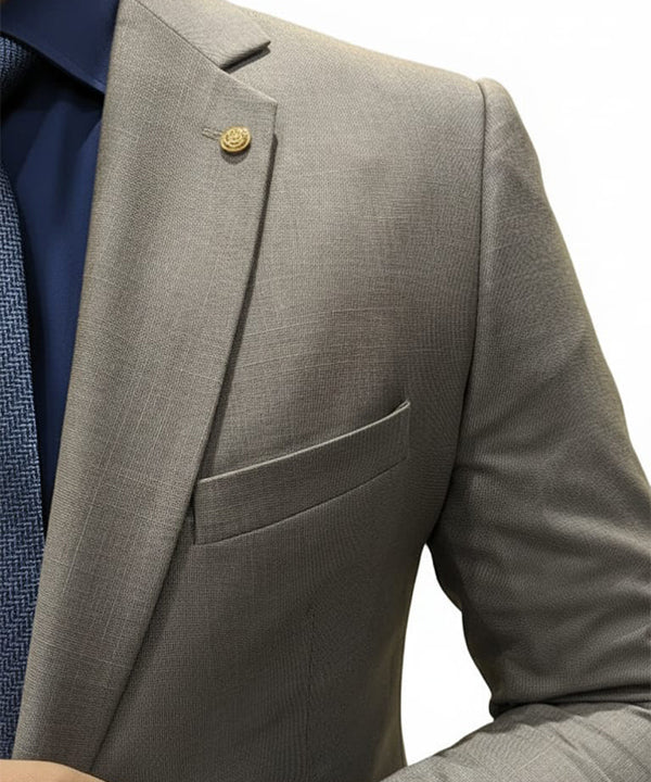 Formal Suit Gst-0122 Coffee 2 Button