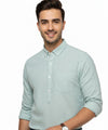 Men's Casual Shirt - Shc-1537 Sea Green