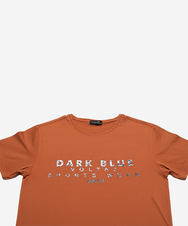 HR Clothing Men’s Printed T-Shirt – Mustard TSH-5879
