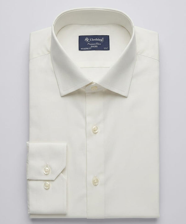 Men's Dress Shirt -Off White Dsh-0253