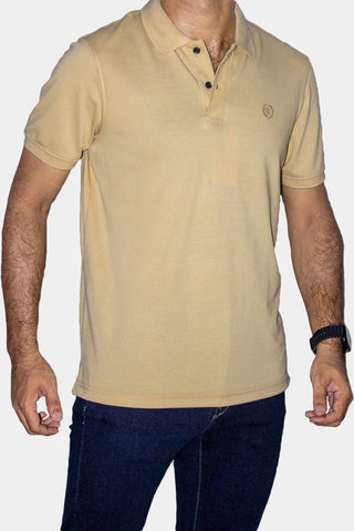 Men's Polo TSH-6631 Beige