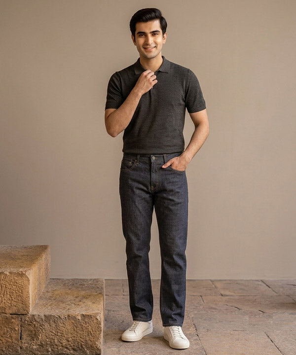 Men's Denim Straight Fit- Jp-1884 Navy
