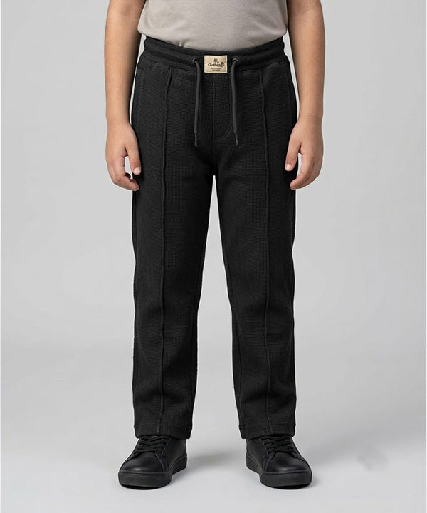 Kids Straight Fit Trouser Blw-0138 - Black