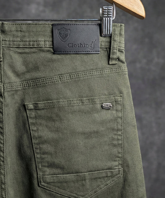 Men's Jogger-Style Denim - Green JP-2010