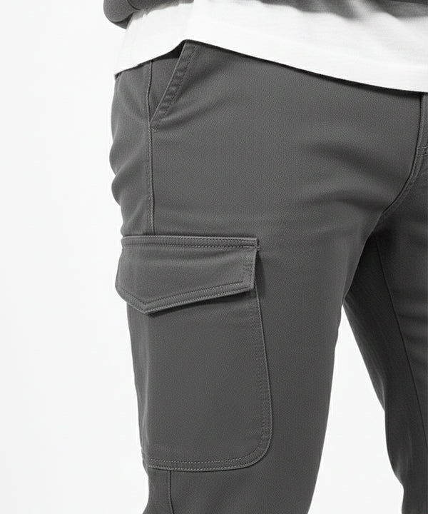 Men's Cotton Pant 6 Pocket - Greyish Purple Cp-0543