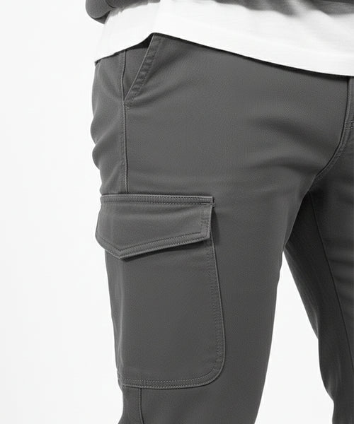 Men's Cotton Pant 6 Pocket - Greyish Purple Cp-0543
