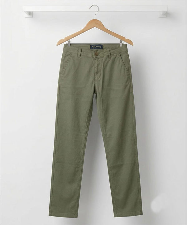 Men's Chino Straight Fit- Olive-Green CP-0555