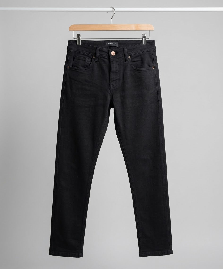 Men's Denim Slim Fit Jeans- Black JP-1817