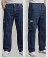 Men's Baggy 6 Pocket Denim- Jp-2246 N-Blue
