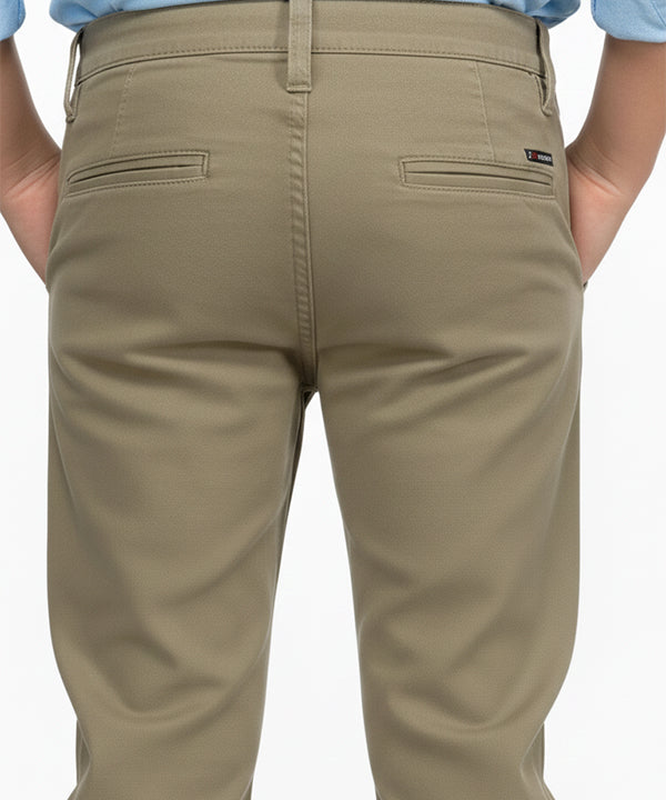 Kids Cotton Chino Pant - Bcp-0043 Beige