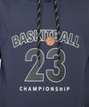 Kids Basket Ball Hoddie Bts-1912 - Navy