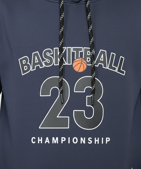Kids Basket Ball Hoddie Bts-1912 - Navy