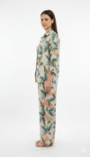 Women's Co-Ord Suit Green Floral