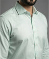 Men's Dress Shirt - Texture Green Dsh-0287