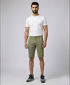 Men’s Summer Cotton Texture Green Shorts- BR-0103