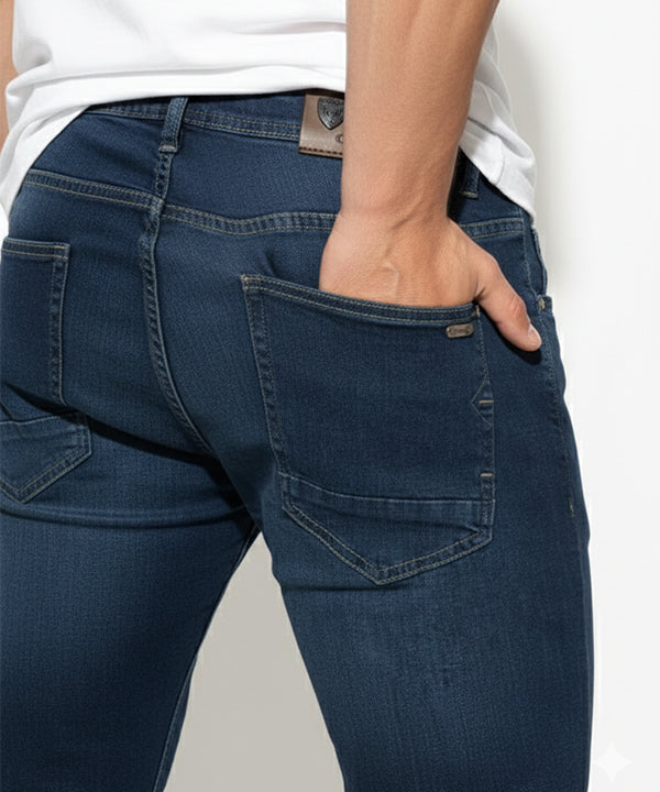 HR Clothing Men's Denim - Blue JP-2000