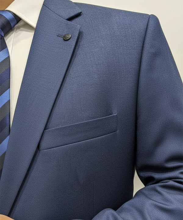 Formal Suit Gst-0124 Malaysian Blue 2 Button