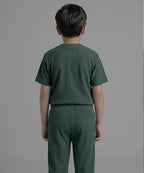 HR clothing Kids Thermal Co-Ord Set 0138/0116 -D-Green