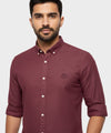 Men's Casual Shirt - Shc-1681 Maroon