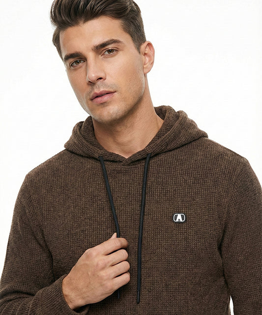 Men's Hoodie - Brown Tsh-5992