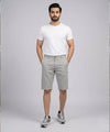 Men’s Summer Cotton Texture Grey Shorts- BR-0102