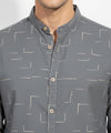 Men's Casual Shirt - Shc-1460 D-Gray