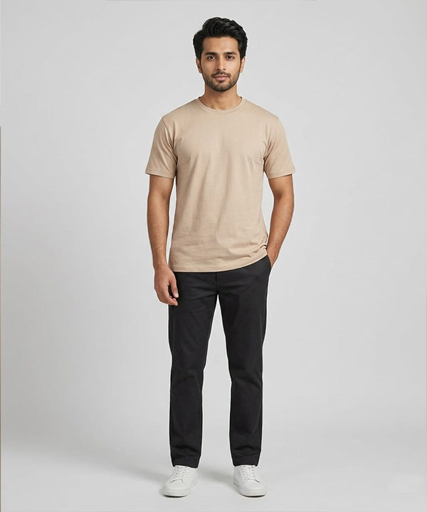 HR Clothing Men’s Fawn Basic T-Shirt – TSH-7207