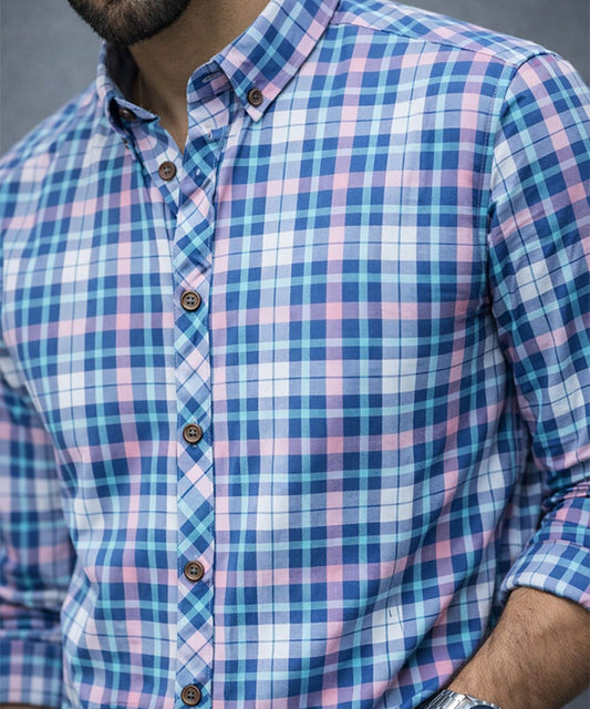 Men's Casual Shirt - Shc-1708 Multi Chk