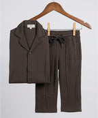 HR clothing Kids Thermal Co-Ord Set 0138/0116 - Coffee-Brown