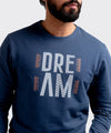 HR Clothing Men's Full Sleeves T-Shirt - Navy Dream