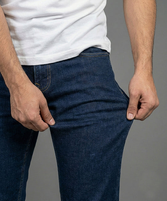 HR Clothing Men's Denim - Navy JP-2095