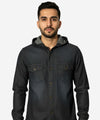 Men's Casual Shirt Hoodie - Shc-1048 D-Navy