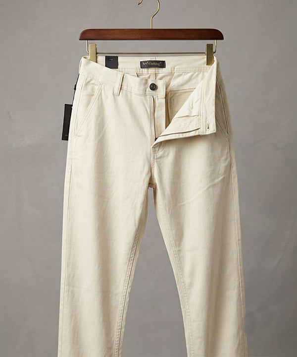 Men's Chino Straight Fit- Off-White CP-0555