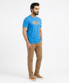 HR Clothing Men’s Printed T-Shirt – Blue TSH-5684