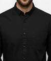 Men's Casual Shirt - Shc-1537 Black