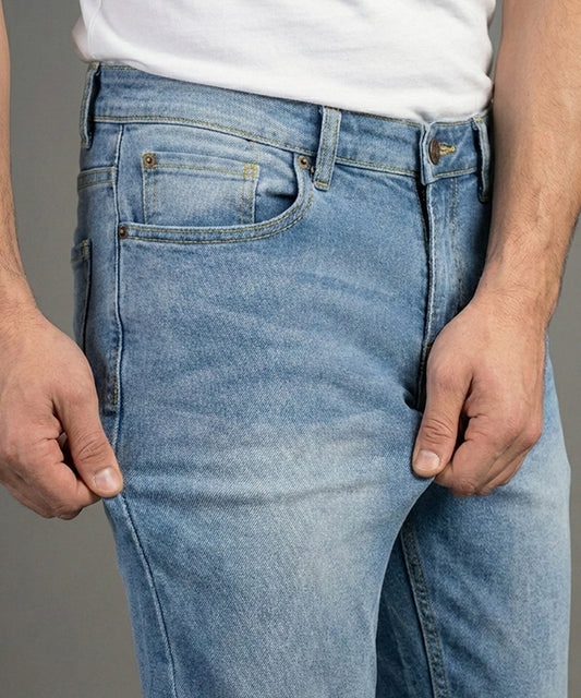 Men's Smart Baggy Denim - Blue Jp-2098