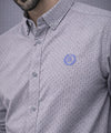 Men's Casual Shirt - Shc-1063 Dotted Grey