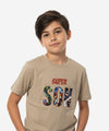 HR clothing Kids Super Son TShirt - Beige