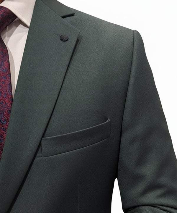 Formal Suit Gst-0124 Green 2 Button