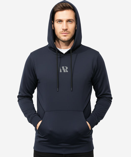 HR Clothing Men's Hoodie - Blue