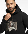 Men's Printed Hoodie - Black Tsh-5996