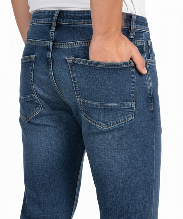HR Clothing Men's Denim - Blue JP-1841