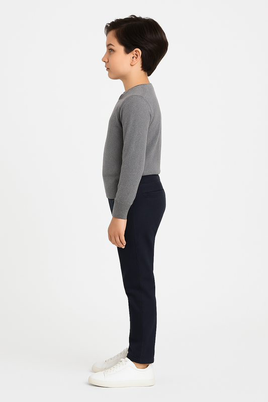 HR clothing Kids Cotton Pant - Navy
