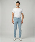 Men's Denim Straight Fit- Jp- 2226 Ice Blue